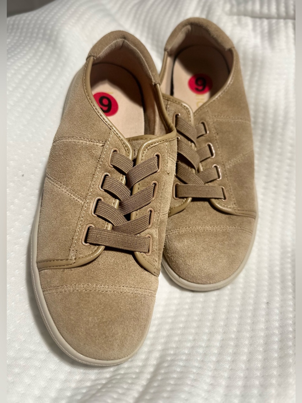 Vionic Tan Suede comfort Slip-On Sneakers